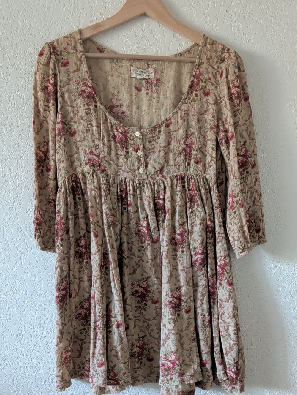 Ralph Lauren Empire Waist Long Top Or Short Dress Sz Small